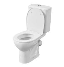 Унитаз-компакт Sanita Орион белый сиденье полипропилен косой выпуск 1.P400.8.S00.00B.F