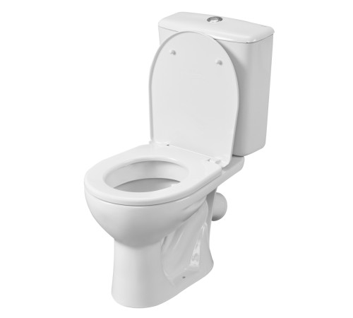 Унитаз-компакт Sanita Орион белый сиденье полипропилен косой выпуск 1.P400.8.S00.00B.F