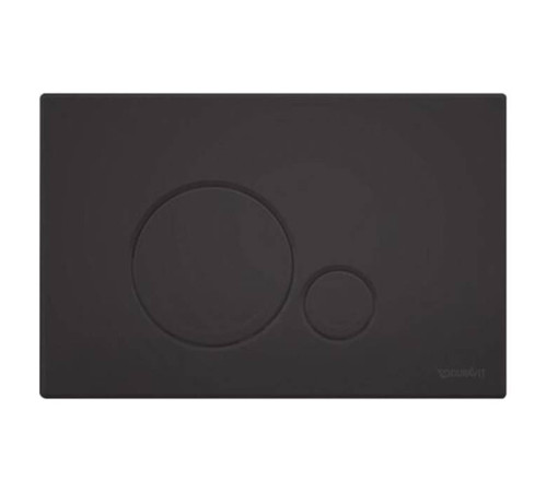 Клавиша смыва Duravit DuraSystem Beta 120 пластик черный матовый WD5010031000/WF5120131010