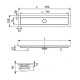Комплект дренажного канала TECE TECElinus 800 мм с основой под плитку и панелью 15103089