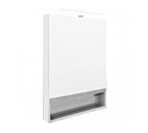 Шкаф зеркальный Roca The Gap 800х850х129 мм LED подсветка белый ZRU9302750