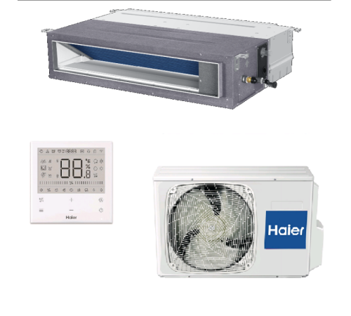 Сплит-система канальная Haier Super Match Plus AD35S2SM3FA / 1U35S2SM4FA