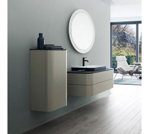 Шкаф-пенал подвесной Duravit Happy D.2 Plus петли справа каменно-серый HP1261R9292