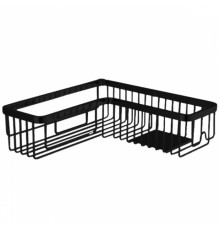 Полка для ванной угловая Colombo Design Angolari черный матовый B9611.NM