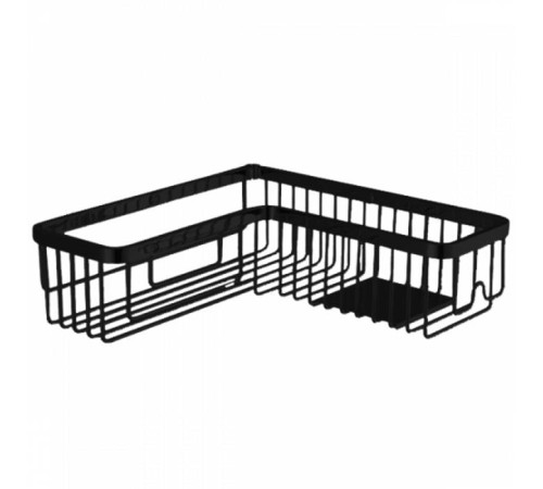 Полка для ванной угловая Colombo Design Angolari черный матовый B9611.NM