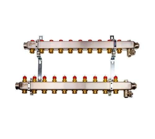 Комплект коллекторов Danfoss SSM-10 10 контуров 088U0980
