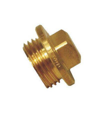 Заглушка с наружной резьбой Viega 3/4 латунь с квадратом 101626