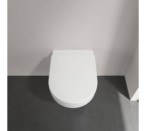 Комплект унитаз подвесной Villeroy & Boch Architectura DirectFlush CeramicPlus с сиденьем микролифт 4694HRR1