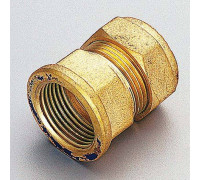 Муфта обжимная Tiemme 1100 22 мм х 1 ВР латунная 1100039