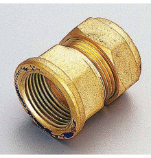 Муфта обжимная Tiemme 1100 22 мм х 1 ВР латунная 1100039