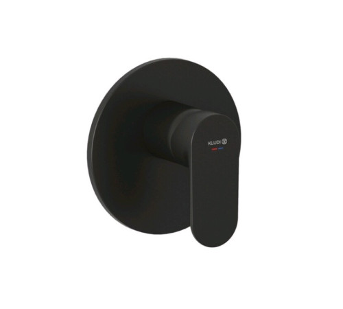 Смеситель для душа Kludi X1 однорычажный встраиваемый черный матовый 327553975