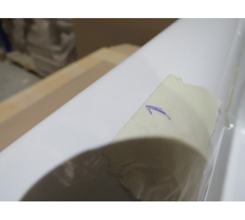 Биде подвесное GSI Nubes 550x350 мм с отверстием под смеситель без крепежа 9665111