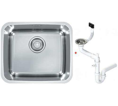 Мойка кухонная Alveus Luno 20 340х400х180 мм с сифоном 1128740