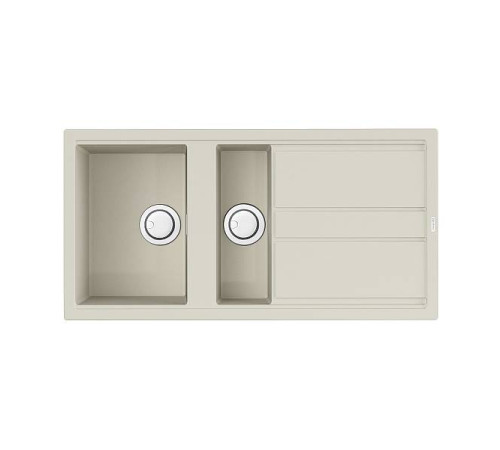 Кухонная мойка Omoikiri Kitagawa 100-2-WH Artceramic 100x51 см белый 4993803