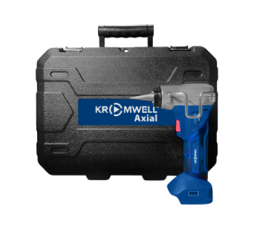 Расширитель аккумуляторный для труб PEX-a Kromwell 18 В 4.0 Ач кейс головки 16/20/25 мм KW.AS122