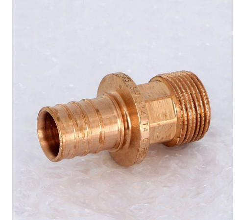 Муфта надвижная REHAU Rautitan RX+ 25х3/4 с наружной резьбой бронза 14563181001