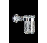 Стакан для зубных щеток подвесной Boheme Murano Cristal хром 10904-CRST-CH