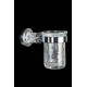 Стакан для зубных щеток подвесной Boheme Murano Cristal хром 10904-CRST-CH