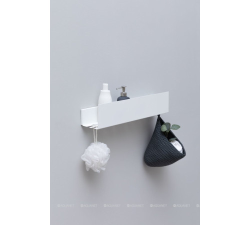 Полка Aquanet Магнум 600х120х100 мм белый матовый 00302231