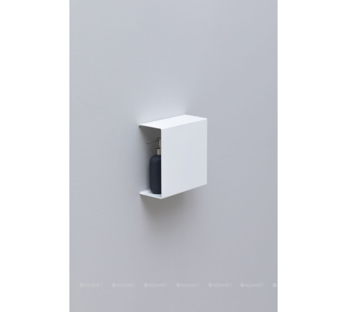 Полка Aquanet Магнум 225х225х96 мм квадратная белый матовый 00302235