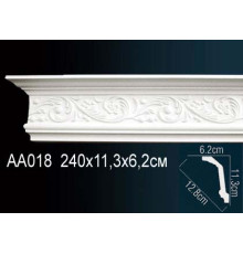 Карниз потолочный полиуретановый Perfect AA018