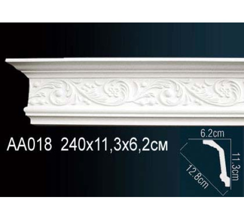 Карниз потолочный полиуретановый Perfect AA018