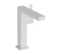Смеситель для раковины Hansgrohe Tecturis E 150 Fine CoolStart с клапаном push-open матовый белый 73040700