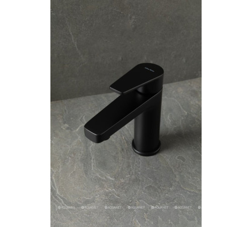 Смеситель для умывальника Allen Brau ECLIPSE с донным клапаном черный матовый 5.E1001-31