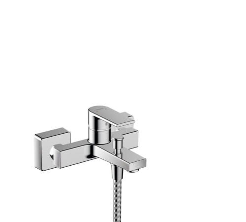 Смеситель для ванны hansgrohe Vernis Shape однорычажный внешний монтаж 2 режима расхода хром 71453000
