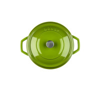 Кастрюля глубокая Hascevher Y DT 24 см Green A902824