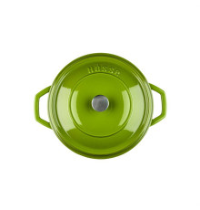 Кастрюля глубокая Hascevher Y DT 24 см Green A902824