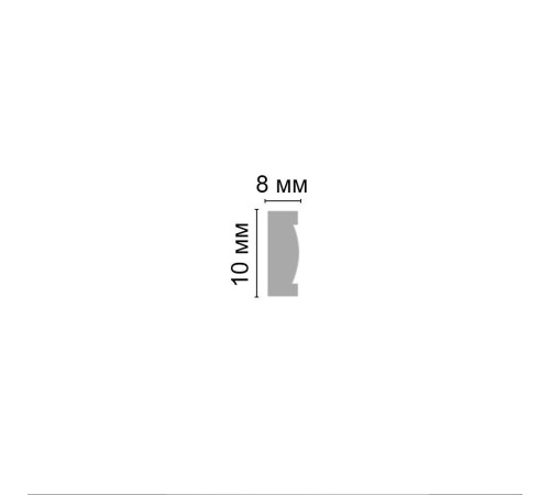 Молдинг DECOMASTER 107-18 ДМ 10x8x2400 мм 107-18 ДМ