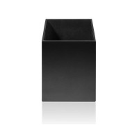 Корзина для белья Decor Walther Brownie WB 25.5x25.5x30 см черная кожа 0925060