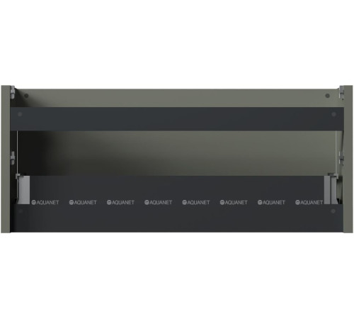 Тумба под раковину Allen Brau GRAVITY 120 1 ящик с фрезеровкой олива матовый 1.370019.CGM