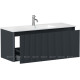 Тумба под раковину Allen Brau GRAVITY 120 1 ящик с фрезеровкой антрацит матовый 1.370019.AM