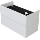 Тумба с раковиной Aquanet Nova Lite 2.0 90 R 2 ящика белый глянец 00365927