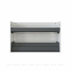 Тумба с раковиной Aquanet Nova Lite 2.0 90 R 2 ящика белый глянец 00365927