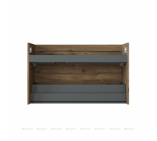 Тумба под раковину Aquanet Nova Lite 2.0 90 R 2 ящика дуб рустикальный 00346317