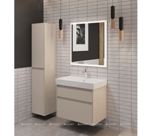 Тумба с раковиной Aquanet Nova Lite 2.0 75 2 ящика бежевый 00348192