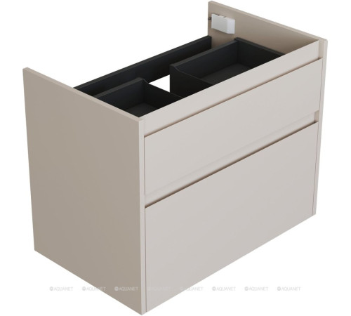 Тумба с раковиной Aquanet Nova Lite 2.0 75 2 ящика бежевый 00348192