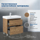 Тумба с раковиной Aquanet Nova Lite 2.0 75 напольная дуб рустикальный 00348196