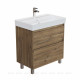 Тумба с раковиной Aquanet Nova Lite 2.0 75 напольная дуб рустикальный 00348196