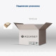 Тумба с раковиной Aquanet Бостон new 100 Flat белый сатин ручки золото 00347849
