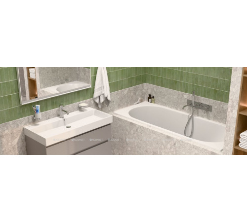 Ванна Allen Brau Krion Stone 1700х700 мм с ножками белый матовый 2.36001.20