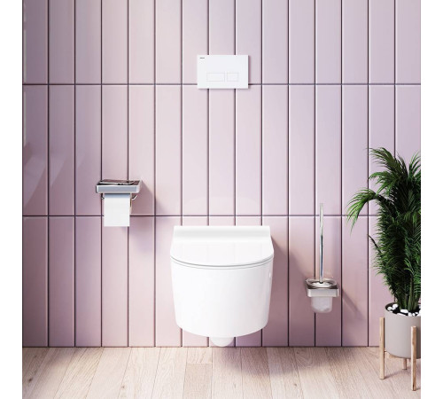 Унитаз подвесной безободковый AM.PM Jupiter с сиденьем микролифт DX77C1700SC