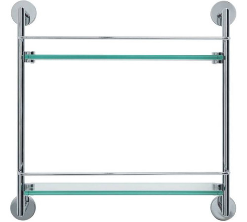 Полка стеклянная двойная Allen Brau Priority хром 6.31015-00