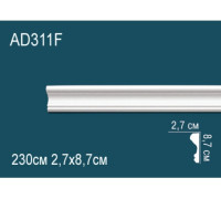 Молдинг Perfection AD311F гибкий полиуретановый 40х15х2000 мм AD311F