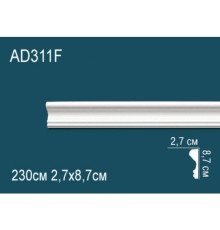 Молдинг Perfection AD311F гибкий полиуретановый 40х15х2000 мм AD311F