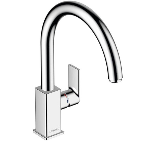 Смеситель для кухни Hansgrohe Vernis Shape M35 однорычажный 210 с поворотным изливом хром 71871000