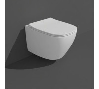 Унитаз подвесной Simas Juniper 53x37 см Tornado белый глянец JU18bi